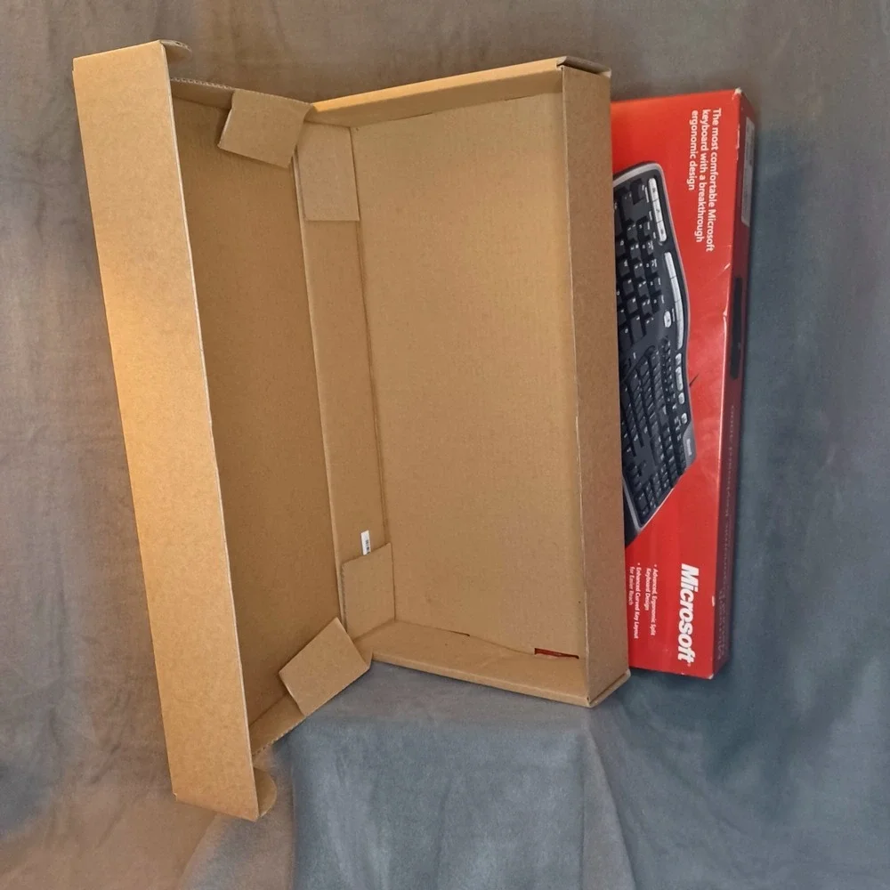 Microsoft Natural Ergonomic Keyboard 4000 Model 1048 **BOX ONLY**‎  NO keyboard